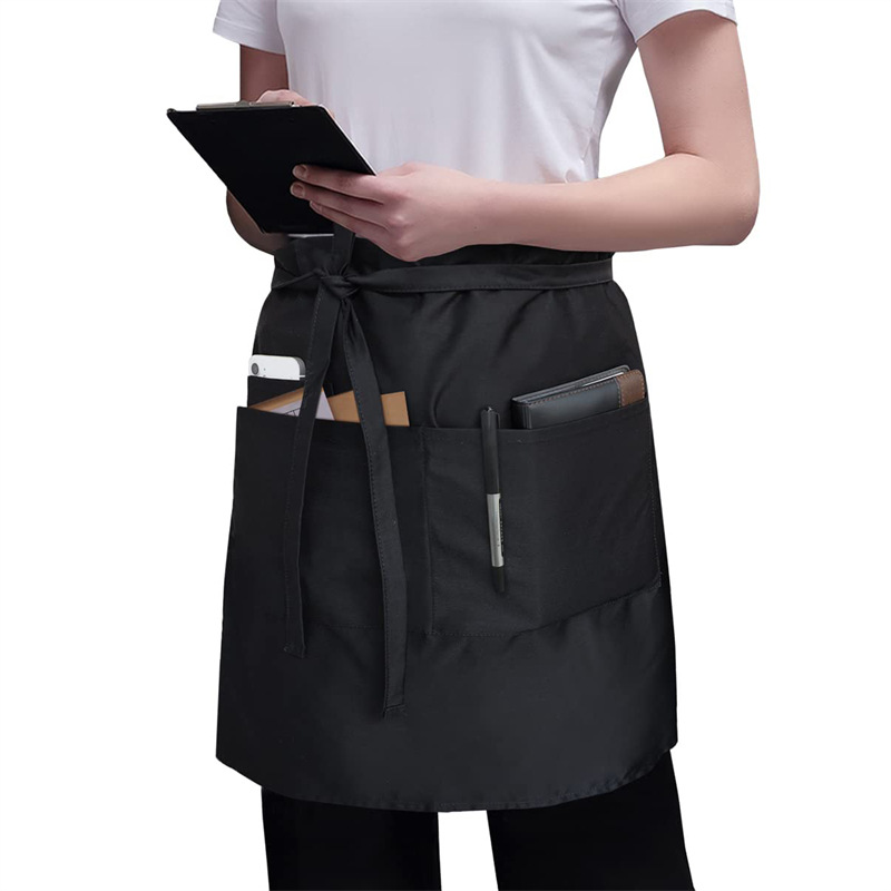 Embroidery Apron - Özel baskılı nakış logosu Pamuk restoran