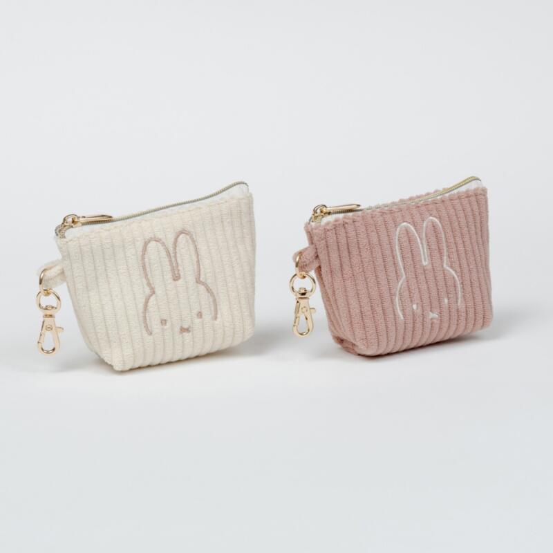 Embroidery Wallet - Karikatür Miffy Tavşan Kadife Nakış bozuk