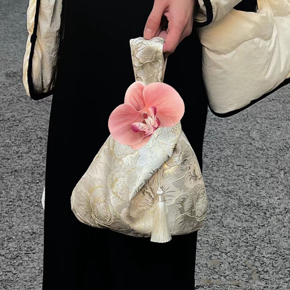 Embroidery Knot - Yeni çin tarzı düğüm bilek çanta