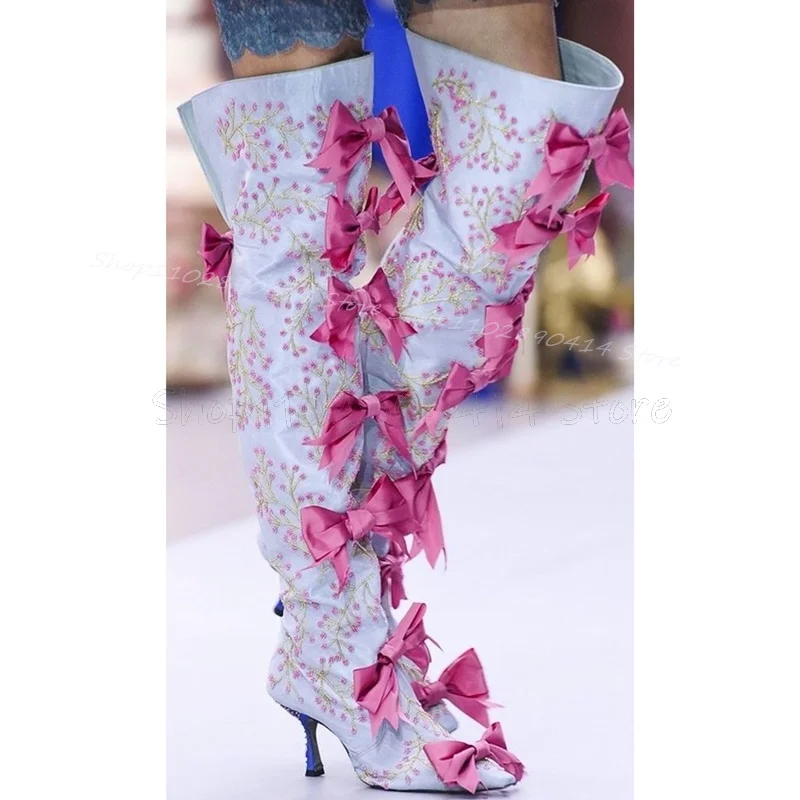Gök Mavisi İşlemeli Pembe Fiyo - Embroidery Knot incelemesi ve fiyatı