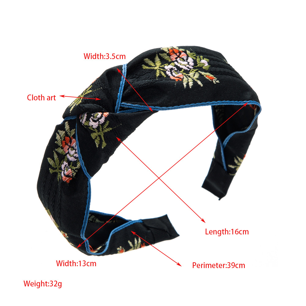 Moda yeni retro ünlü stil saç  - Embroidery Knot incelemesi ve fiyatı