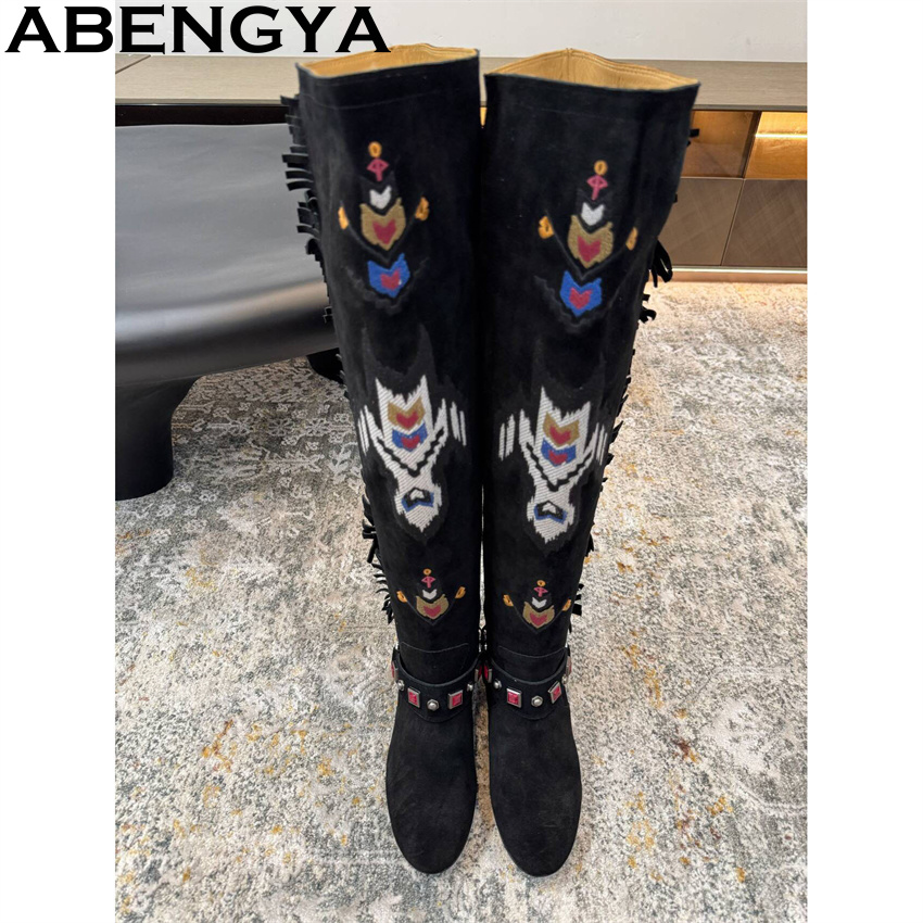 ABENGYA 2026 Kış Yeni Diz Yüks - Embroidery Yes incelemesi ve fiyatı