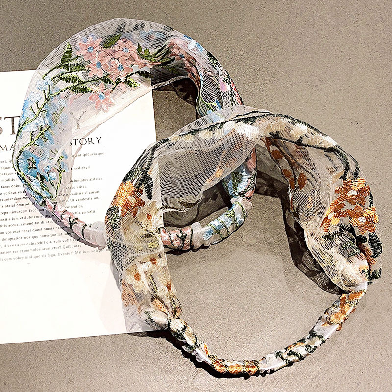 Kadın etnik Hairbands elastik  - Embroidery Knot incelemesi ve fiyatı