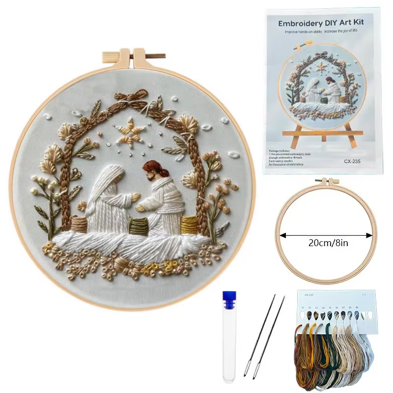 İsa'nın Doğuşu Noel Nakış Kiti - Embroidery Backpack Kit incelemesi ve fiyatı
