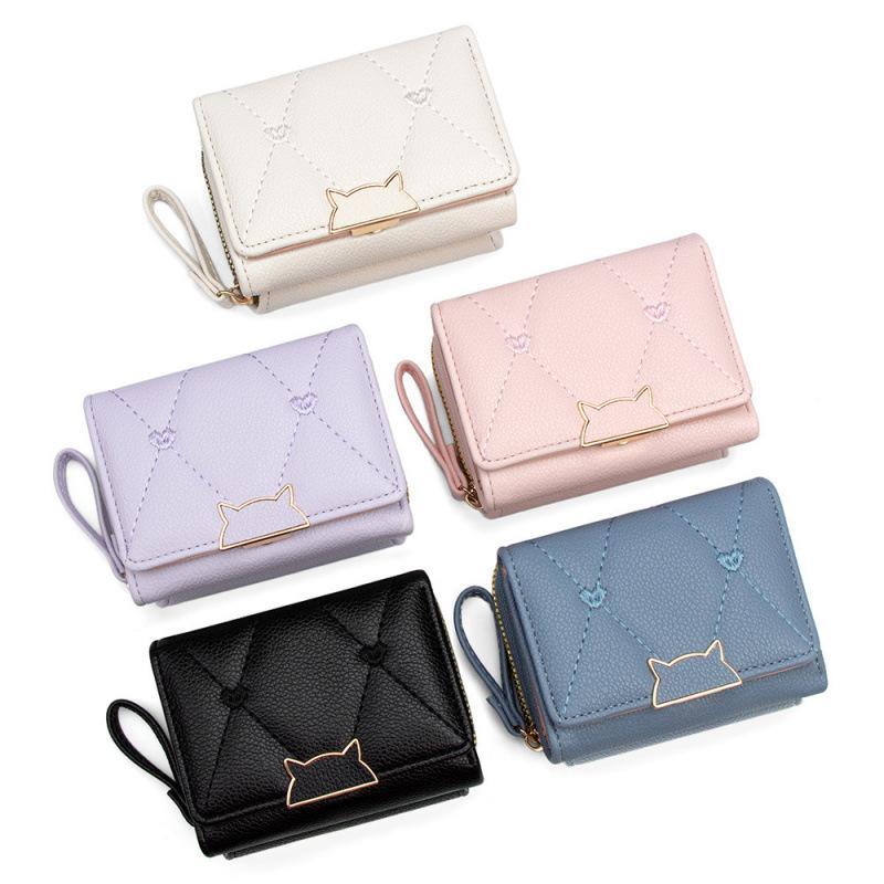 PU Deri Kısa Cüzdan, Kedi Toka - Embroidery Wallet incelemesi ve fiyatı