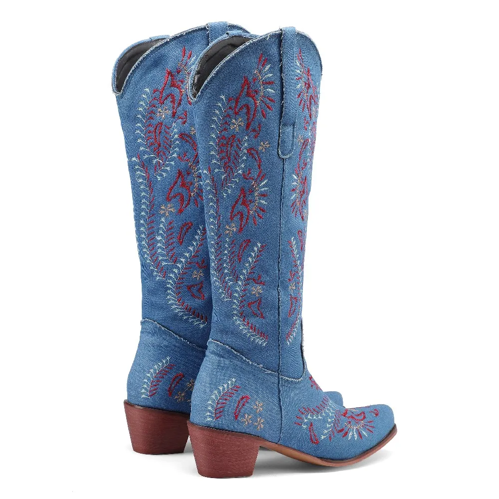Mavi Denim Batı Cowgirl Diz Yü - Embroidery Yes incelemesi ve fiyatı