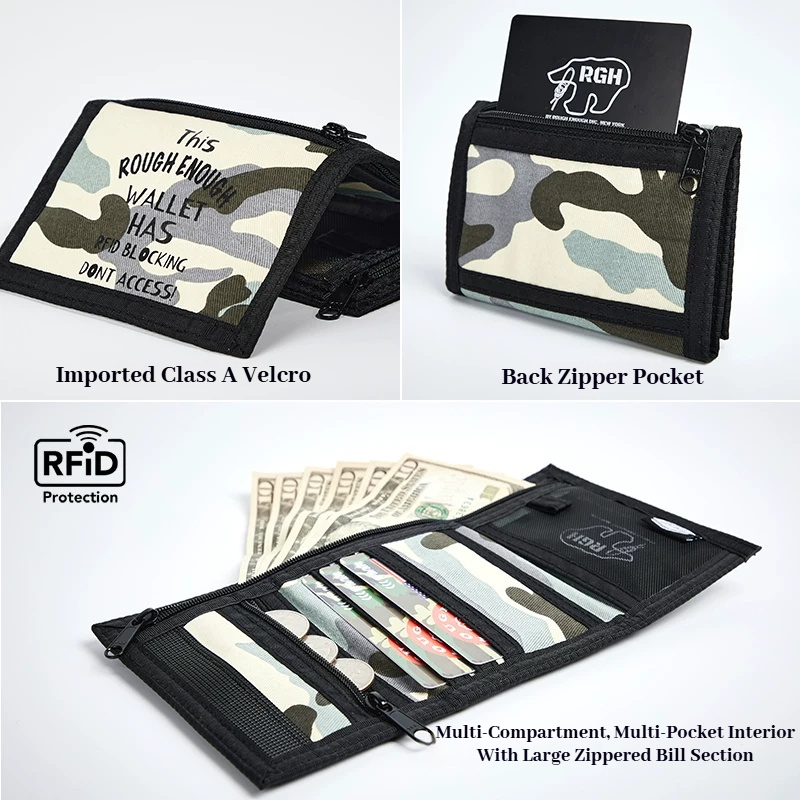 RGH Kamuflaj Desenli Erkek Cüz - Embroidery Wallet incelemesi ve fiyatı